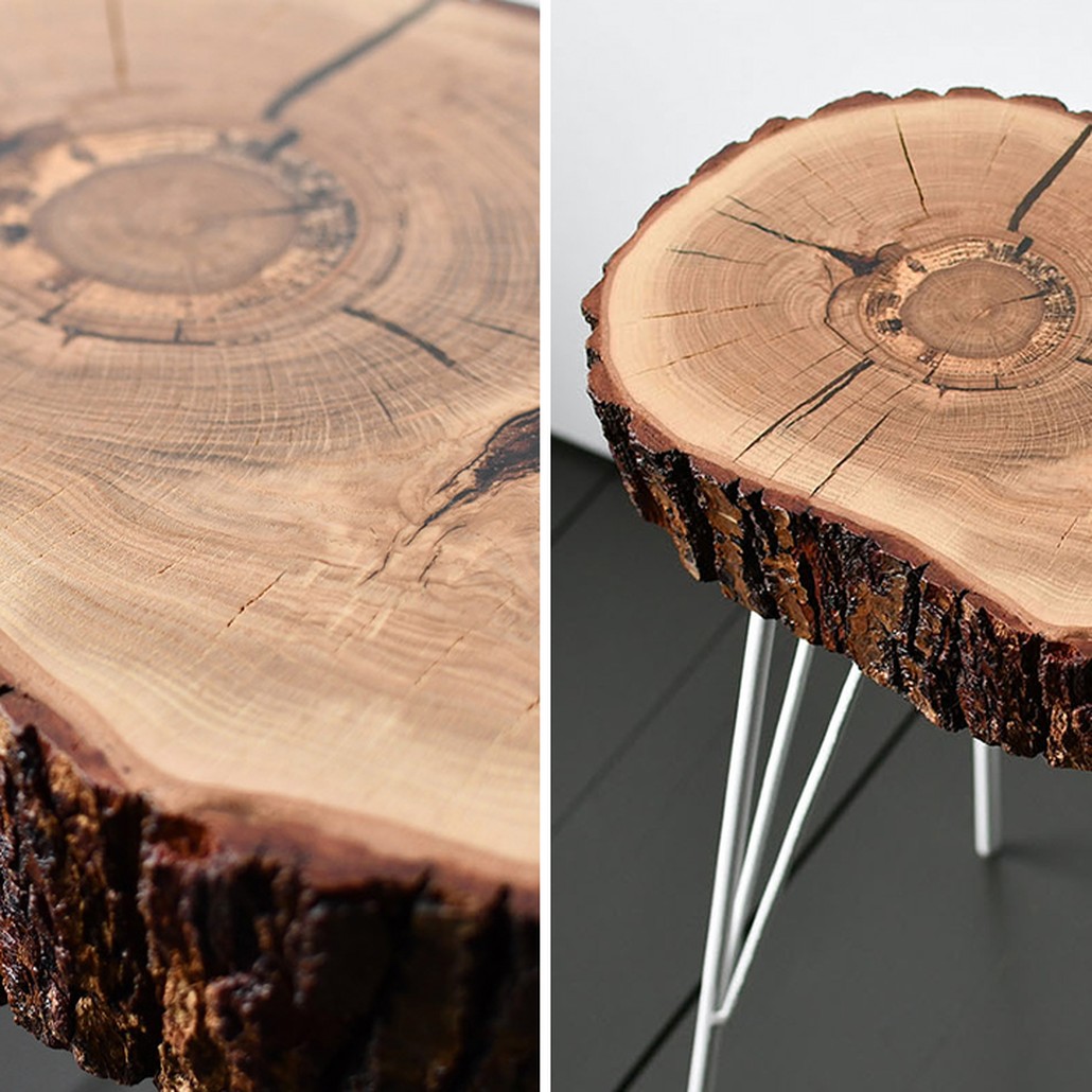 Приставной стол Kobie Industrial Metal Rust Side Table