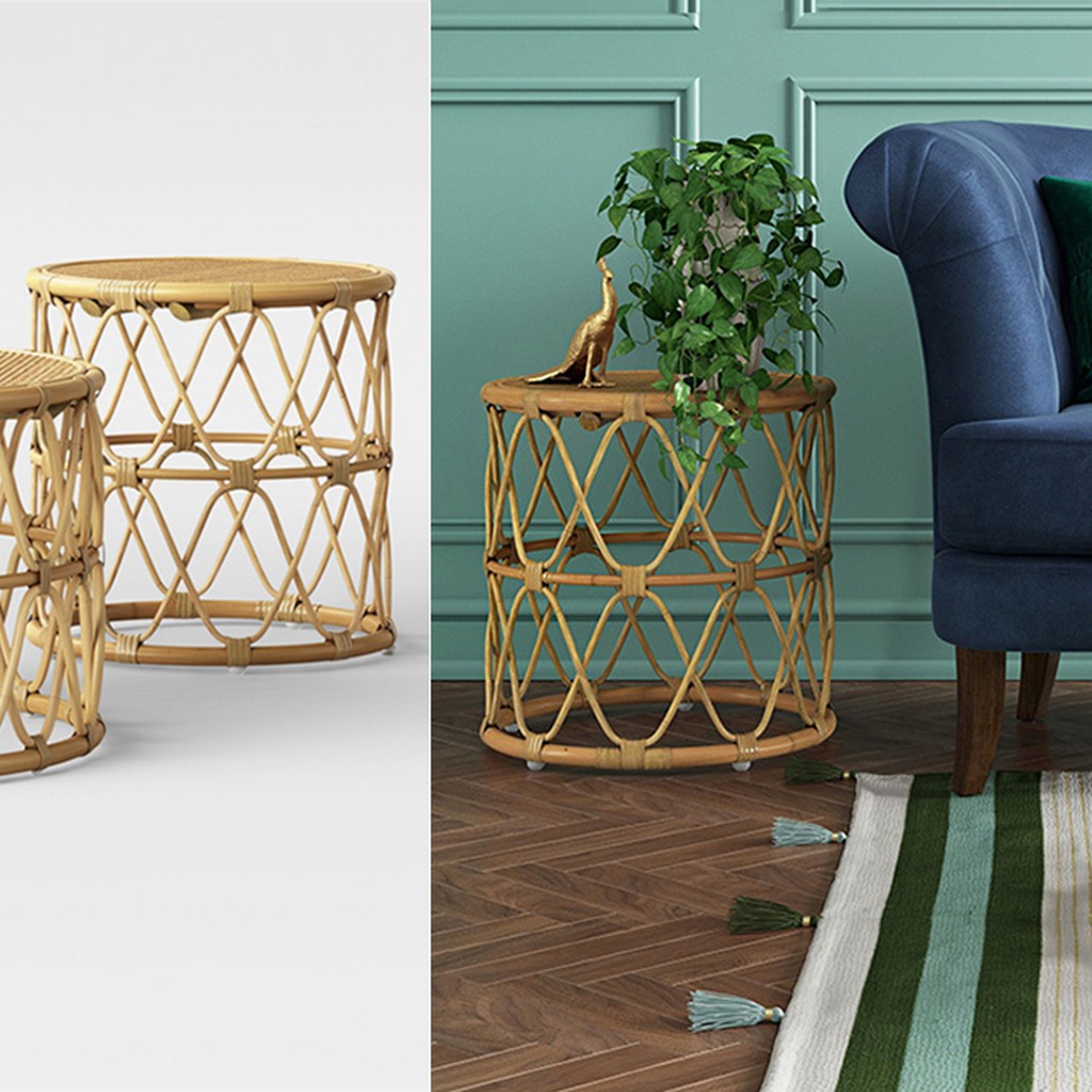 Приставной стол Lotta Wicker Table