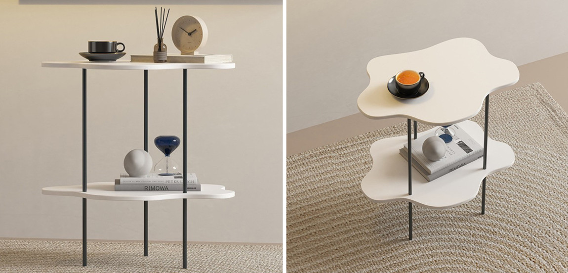 Приставной стол Luc Curved Side Table