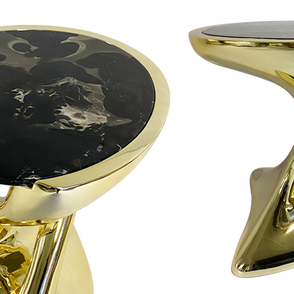 Приставной стол Molten Gold Side Table