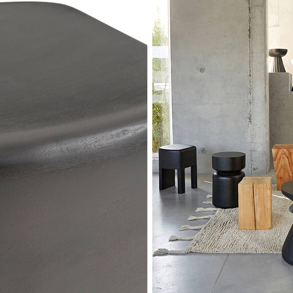 Приставной стол Mordred Mango Black Side Table