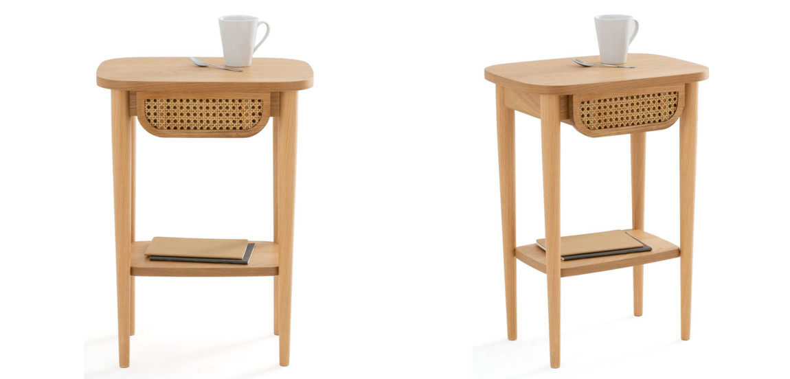 Приставной стол Morten Wicker Side Table
