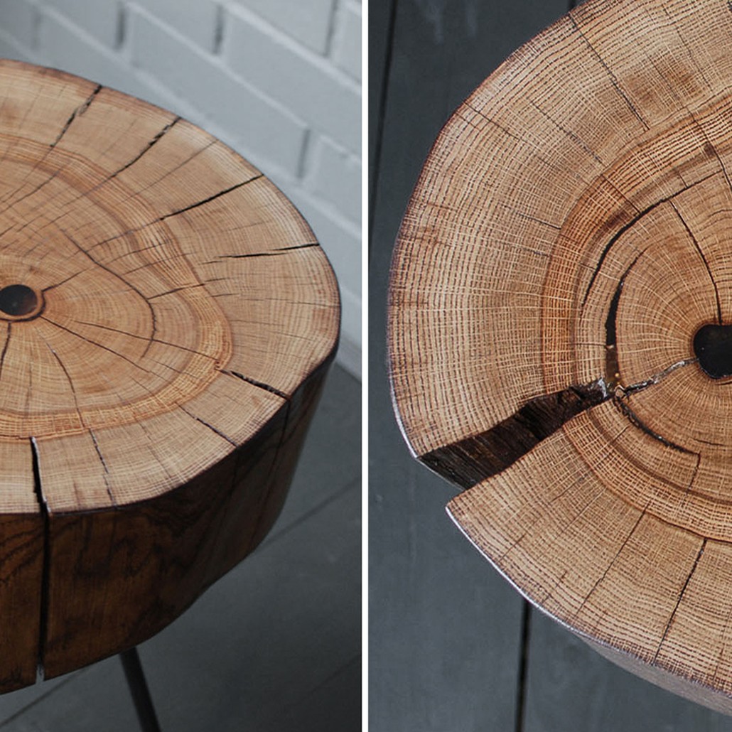 Приставной стол Munro Industrial Metal Rust Side Table