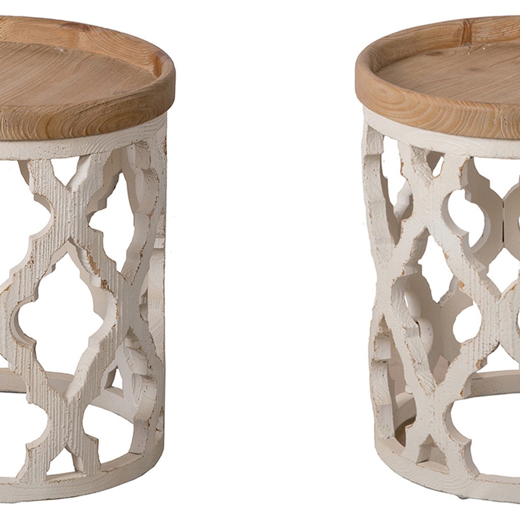 Приставной стол Panfilu Wooden Side Table