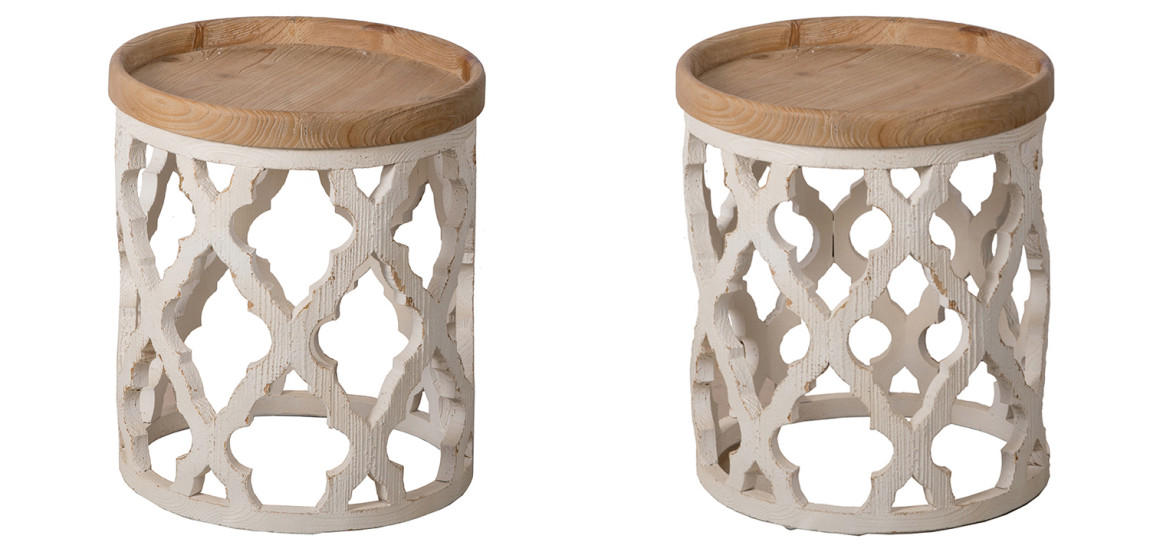 Приставной стол Panfilu Wooden Side Table
