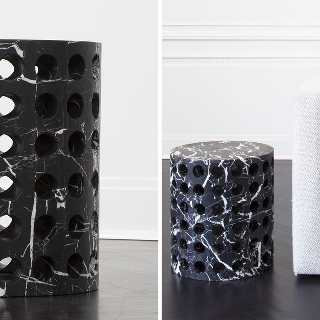 Приставной стол Perforated Side Table дизайн Kelly Wearstler