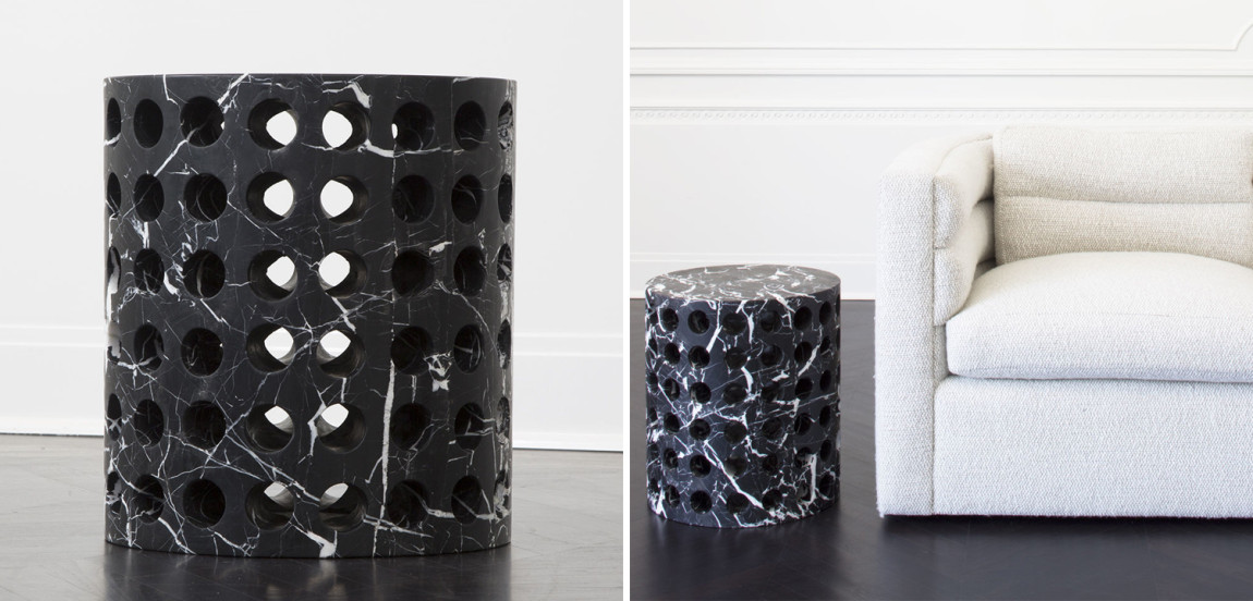 Приставной стол Perforated Side Table дизайн Kelly Wearstler