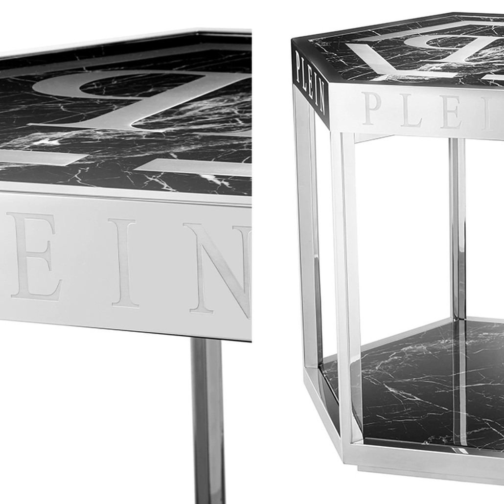 Приставной стол Philipp Plein Side Table Billionaire Chrome