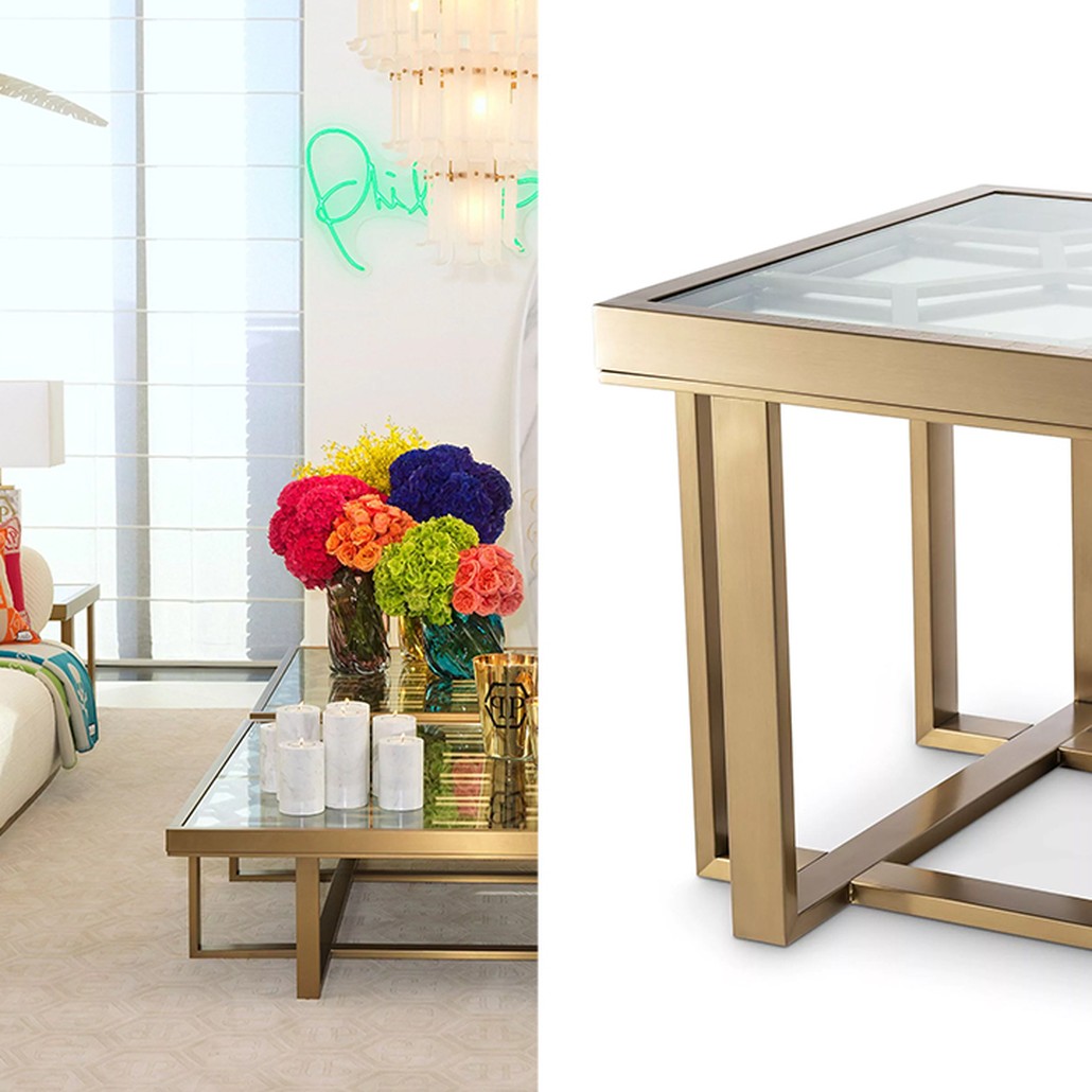 Приставной стол Philipp Plein Side Table Skeleton