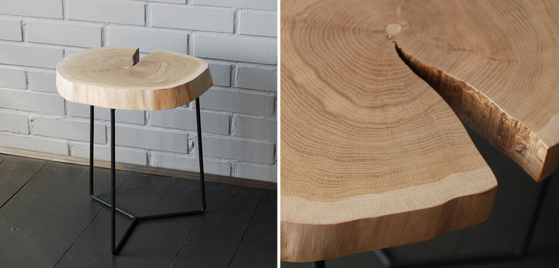 Приставной стол Reggie Industrial Metal Rust Side Table