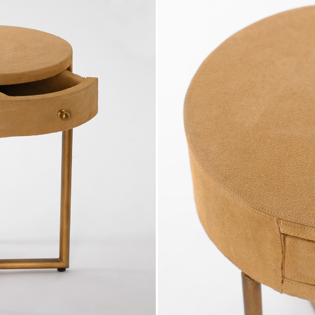 Приставной стол Suede Side Table