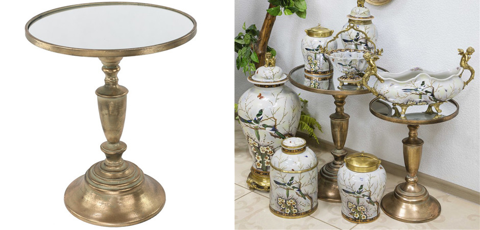 Приставной стол Table Bronze Glass