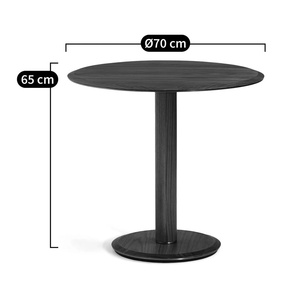 Приставной стол в шпоне ореха Elega