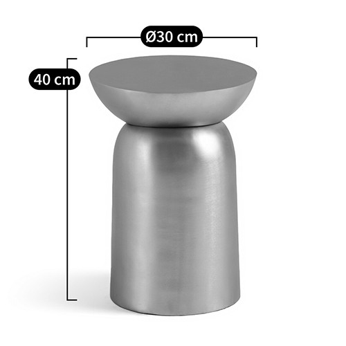 Приставной стол из алюминиевого сплава Meskill Side Table