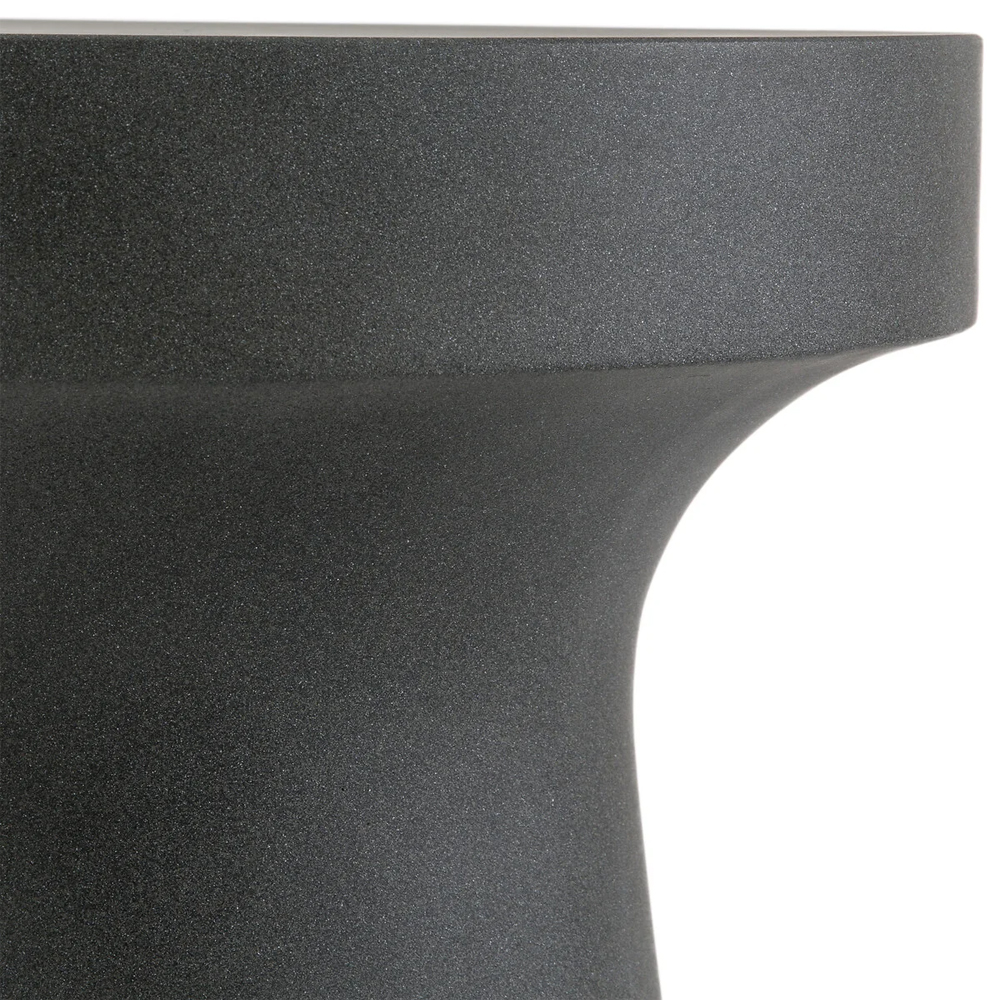 Приставной стол из искусственного камня Chess Black