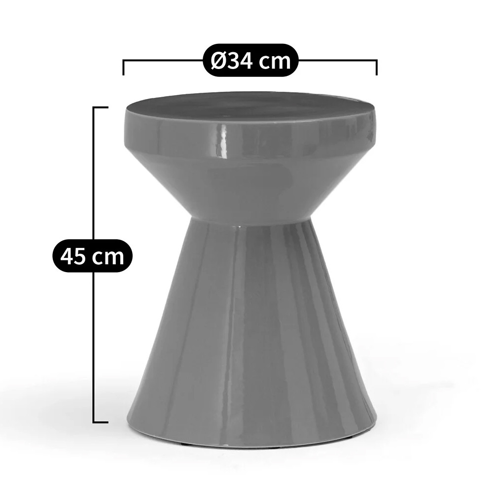 Приставной стол из керамики Manufacto Gray-green
