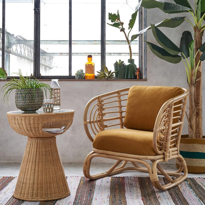 Приставной стол из ротанга Rattany