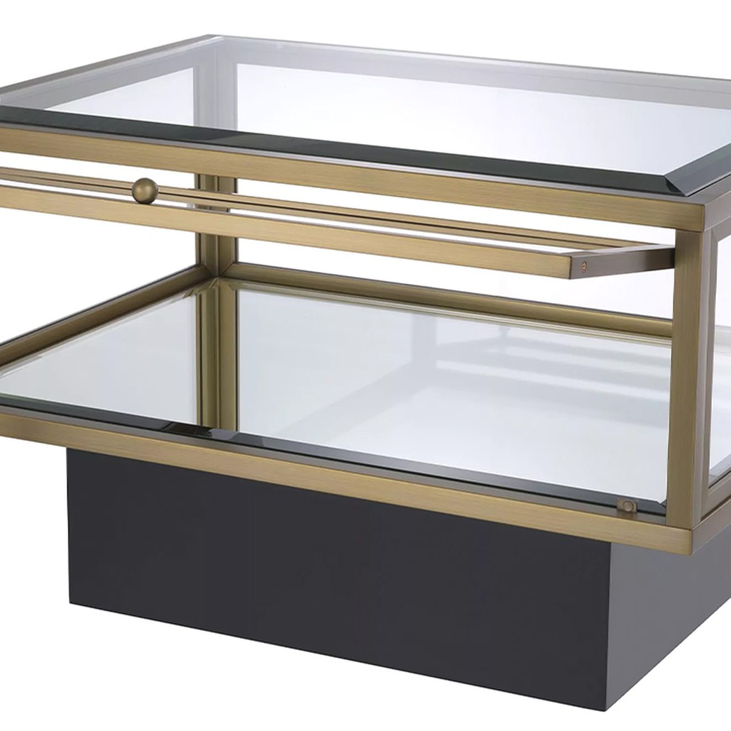 Приставной стол с витриной Eichholtz Side Table Ryan