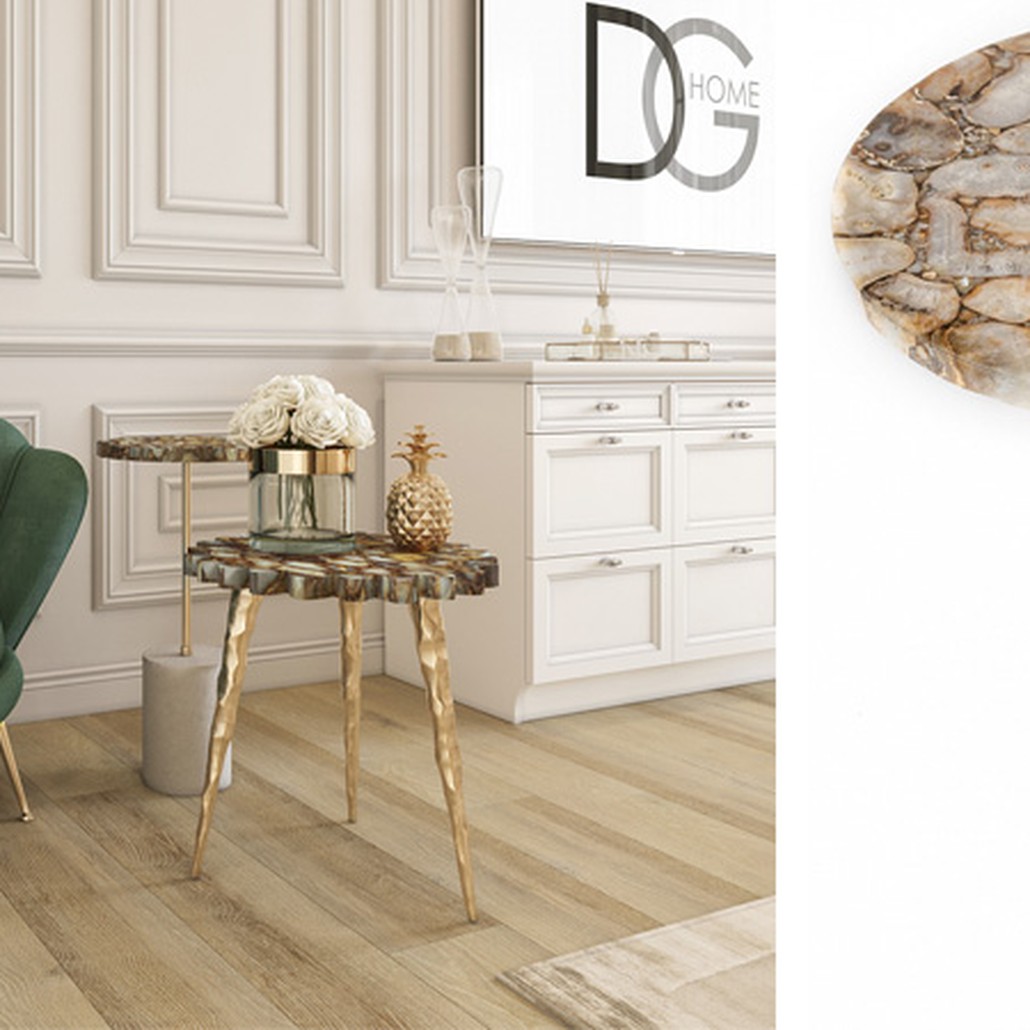 Приставной столик Agate & Marble