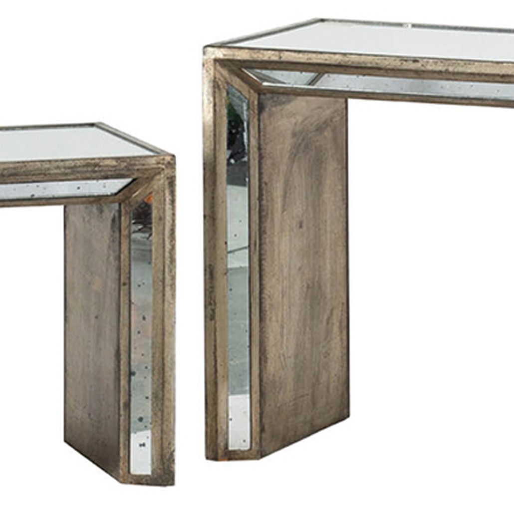 Приставной столик Mirrored Wide Side