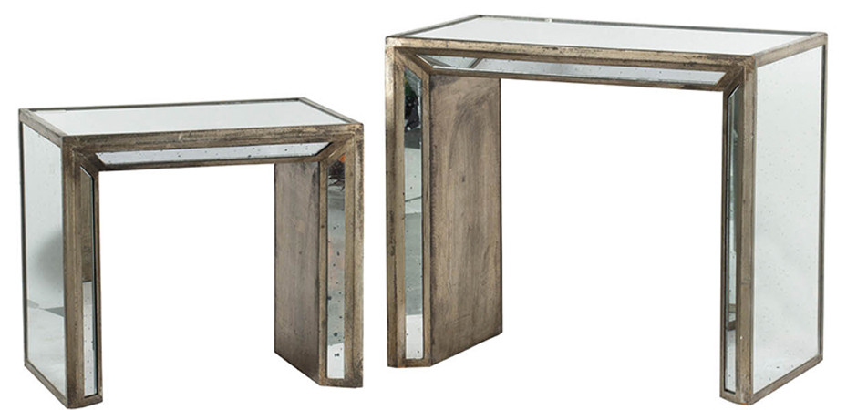 Приставной столик Mirrored Wide Side