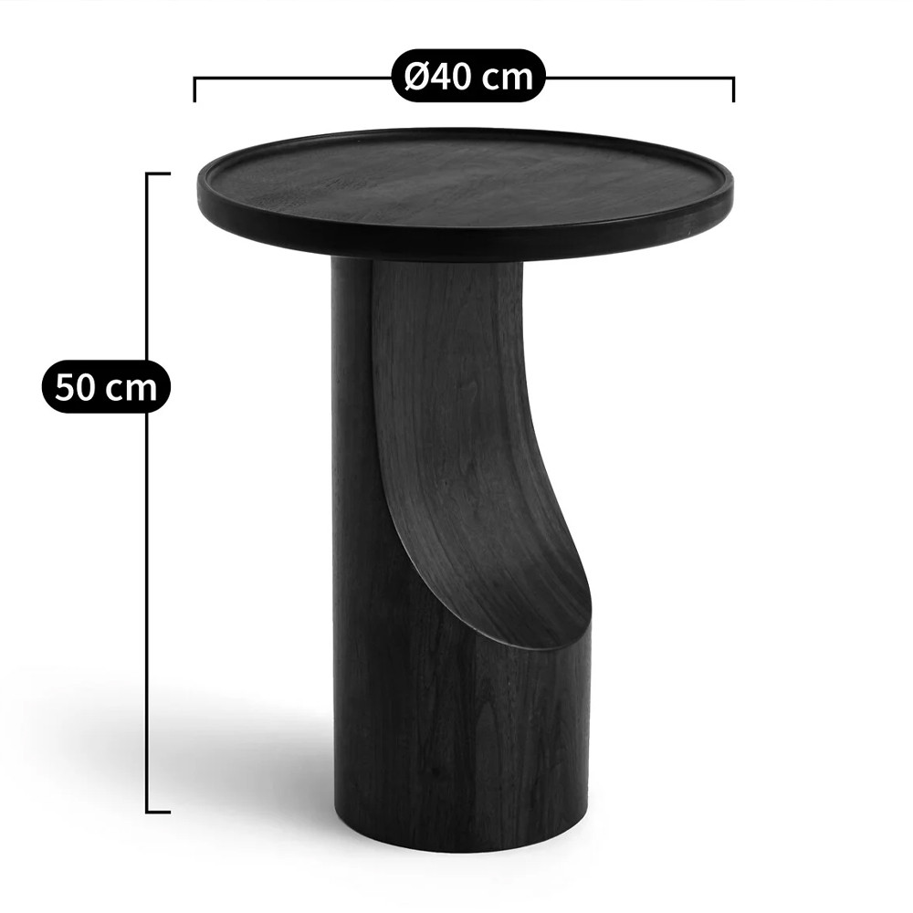 Приставной столик из массива дерева Walnut