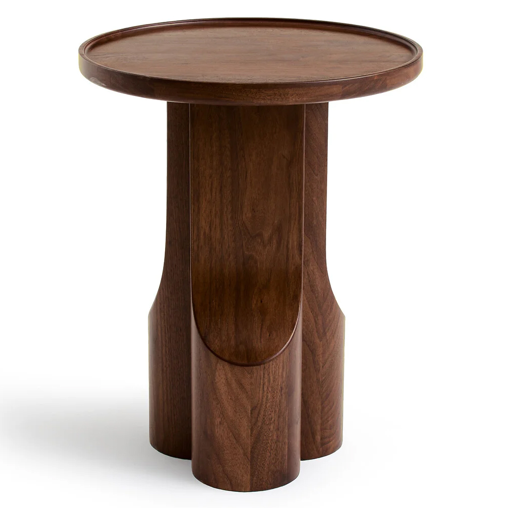 Приставной столик из массива дерева Walnut Triple