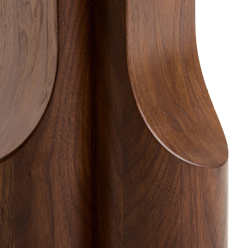 Приставной столик из массива дерева Walnut Triple