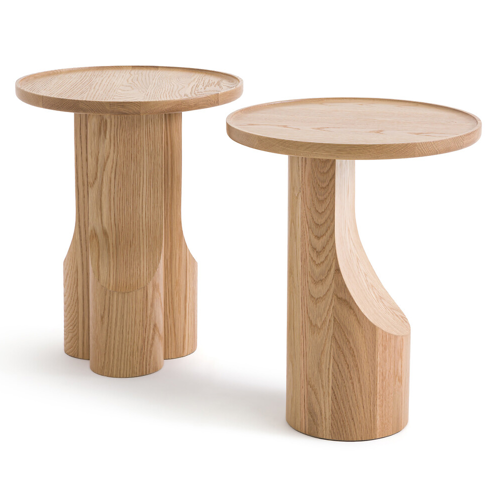 Приставной столик из массива дерева Walnut Triple