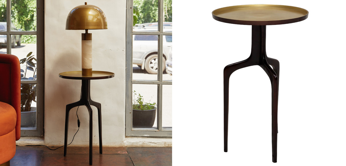 Приставной столик на трёх ножках Jose Tripod Coffee Table