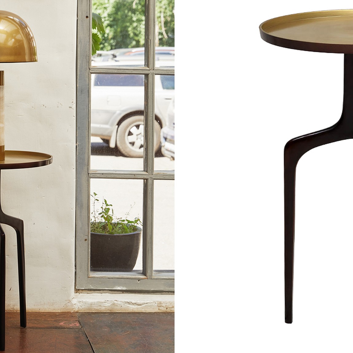 Приставной столик на трёх ножках Jose Tripod Coffee Table