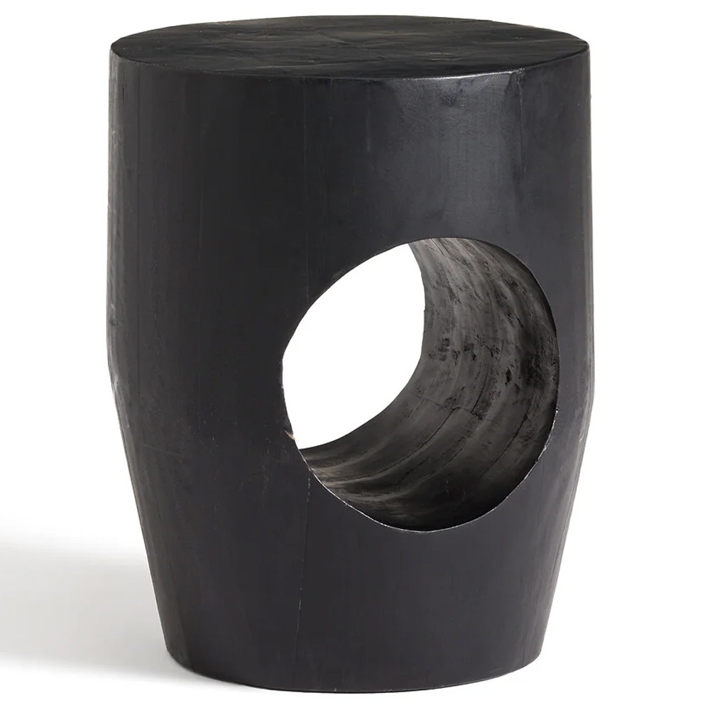 Приставной столик черного цвета AMORPHOUS