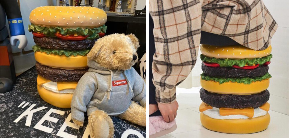 Приставной табурет Гамбургер Hamburger Stool