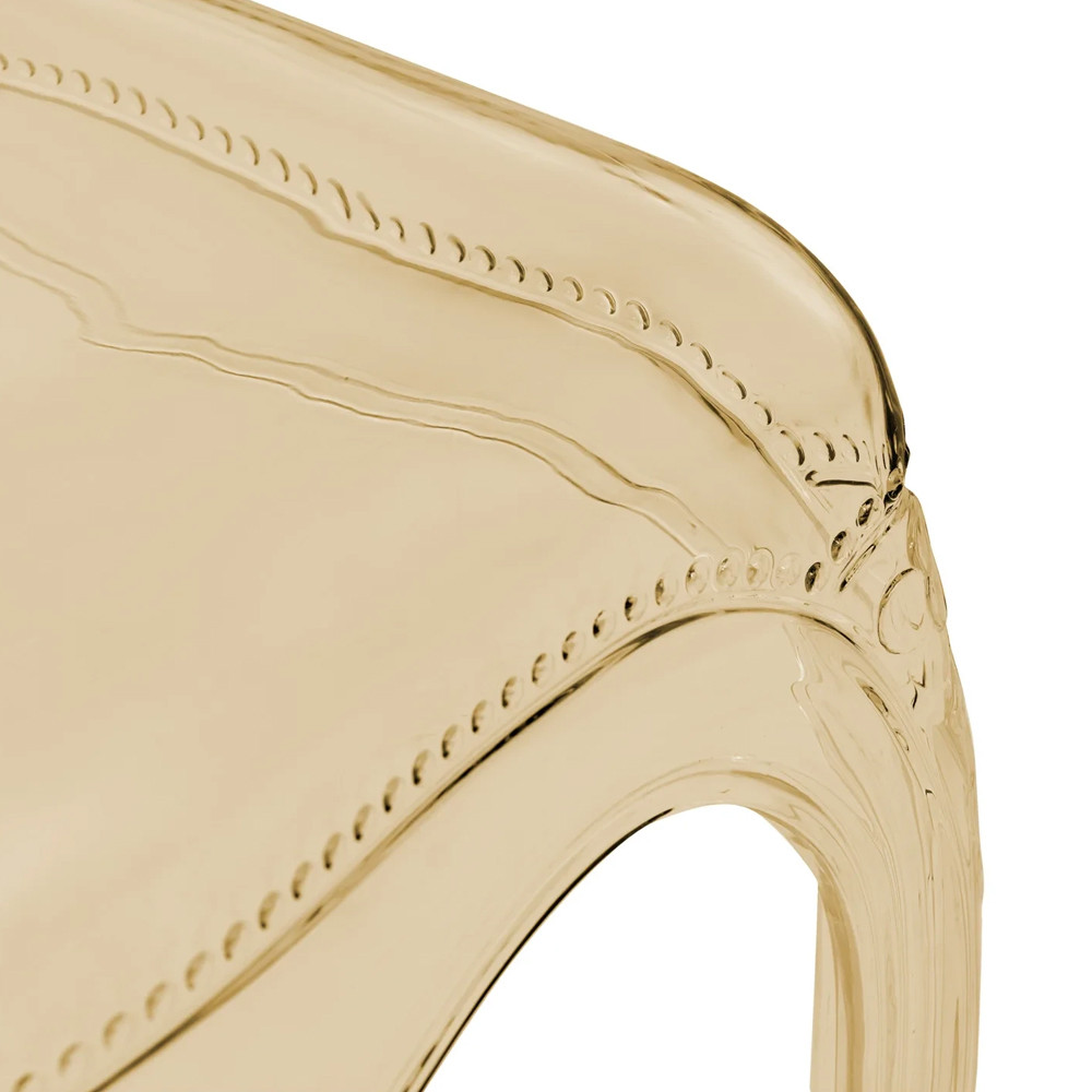 Прозрачный стул желтый LOUIS GHOST CHAIR Yellow