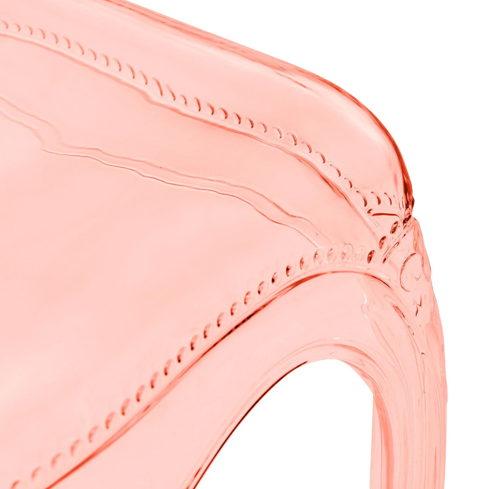 Прозрачный стул розовый LOUIS GHOST CHAIR Pink