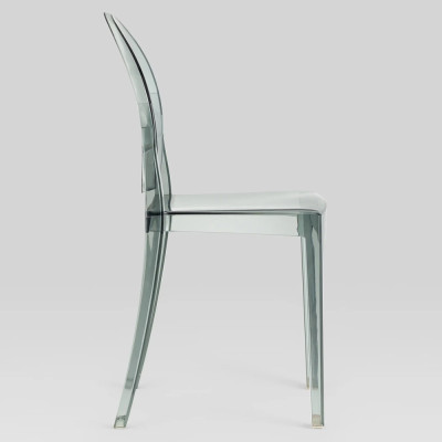Прозрачный стул с серым оттенком LOUIS GHOST CHAIR