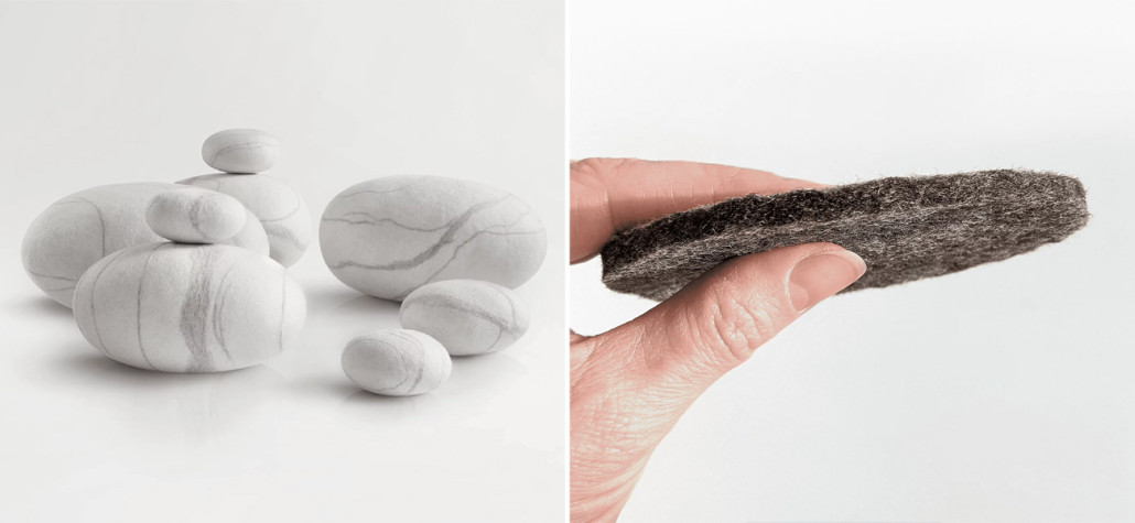 Пуф - Камень Белый Дзен