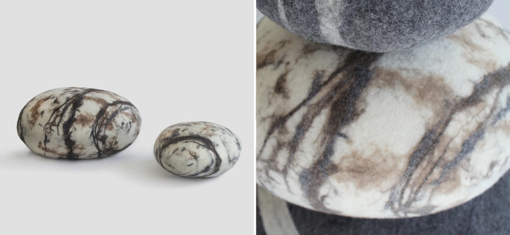 Пуф - Камень КАПУЧИНО