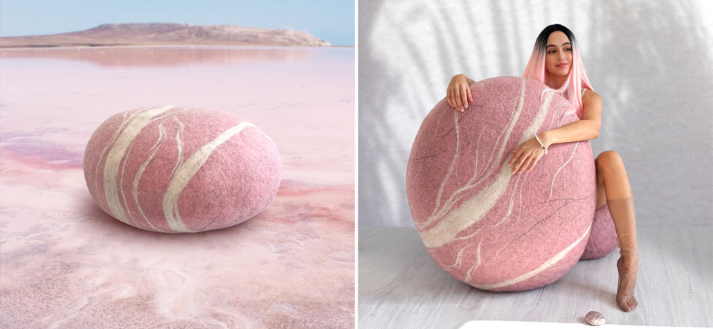 Пуф - Розовый Камень PINK DREAM