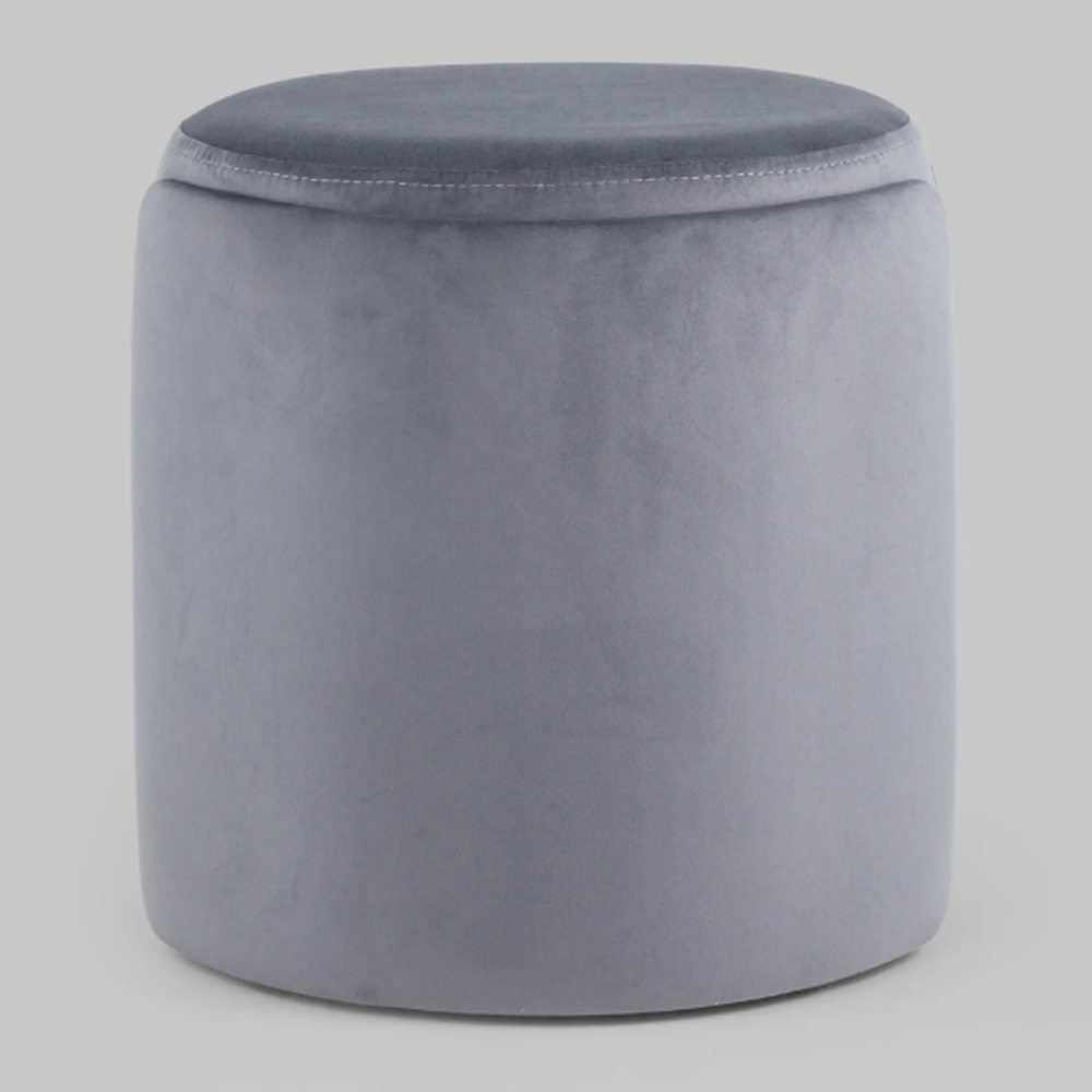 Пуф Alice Poof Grey Серый велюр