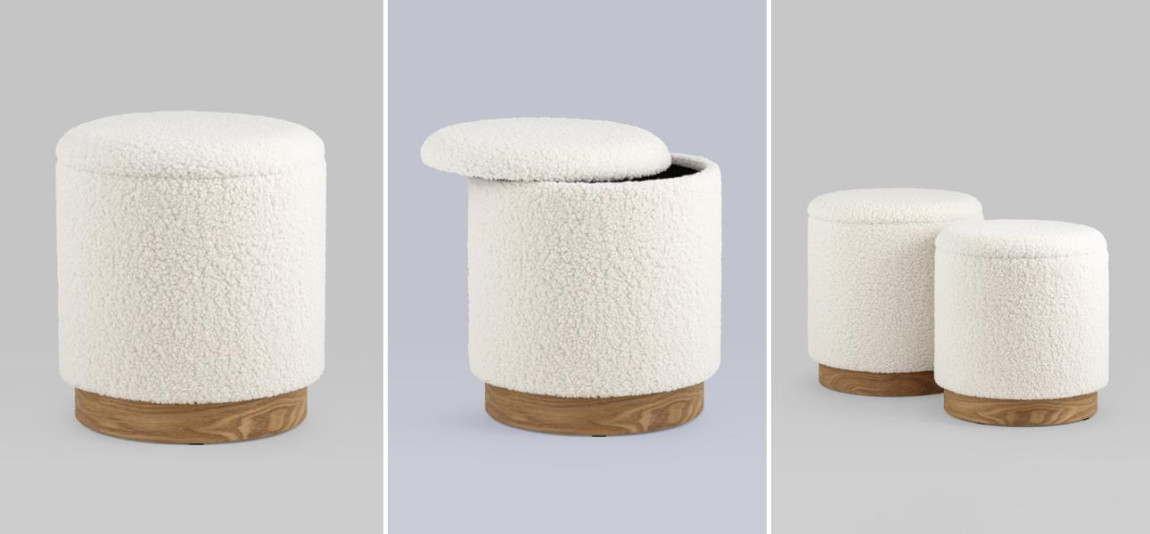 Пуф Bridie Pouf с ящиком