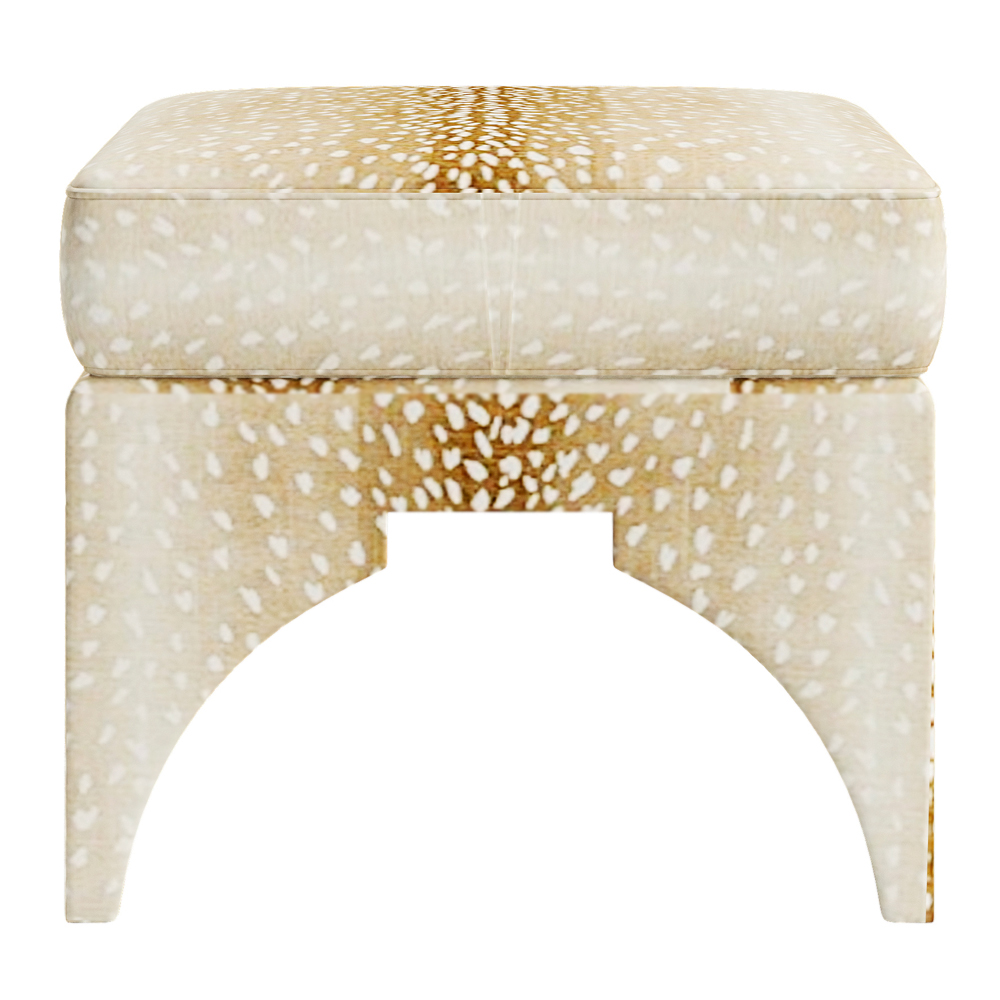 Пуф Clark квадратной формы бежевый цвет