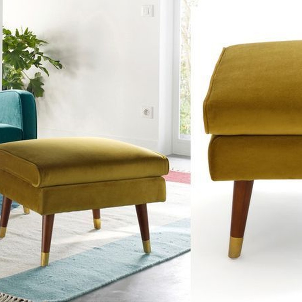 Пуф Classic Furniture горчичный