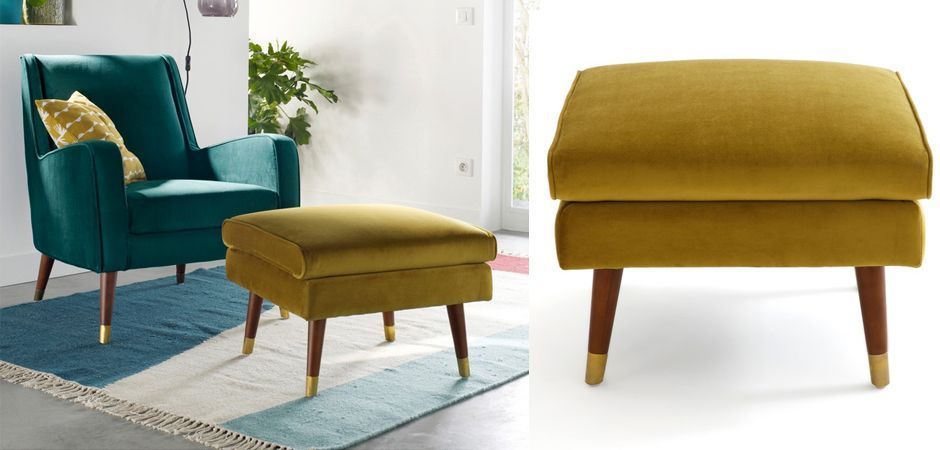 Пуф Classic Furniture горчичный