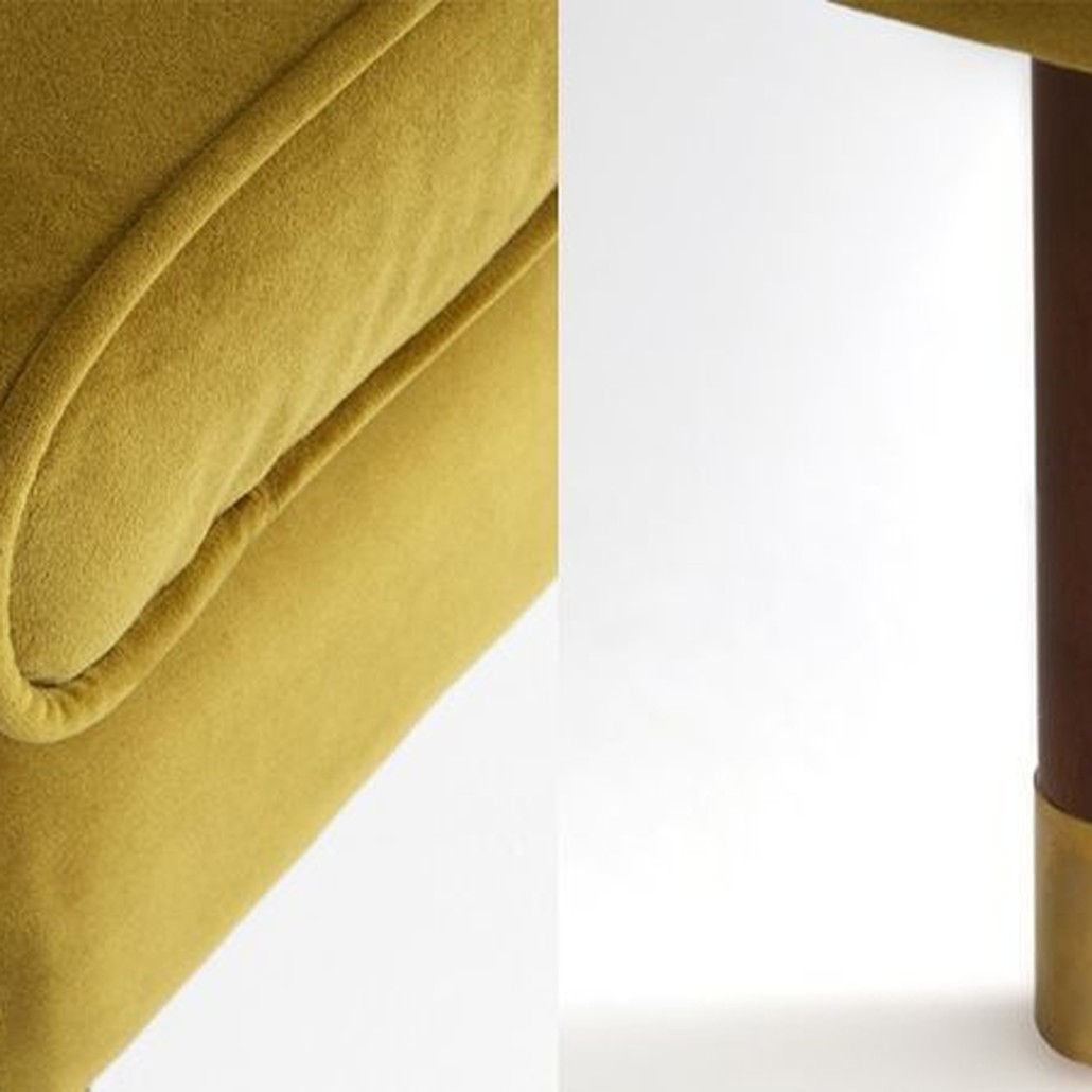 Пуф Classic Furniture горчичный