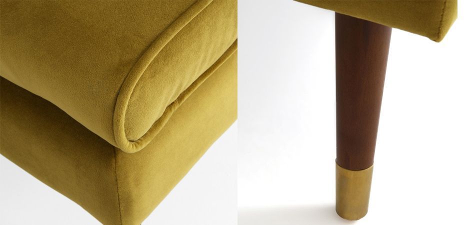 Пуф Classic Furniture горчичный