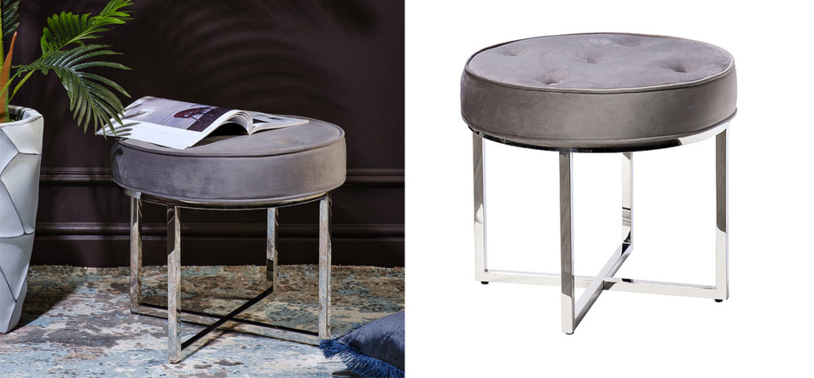 Пуф Cumbres del Achusco chrome