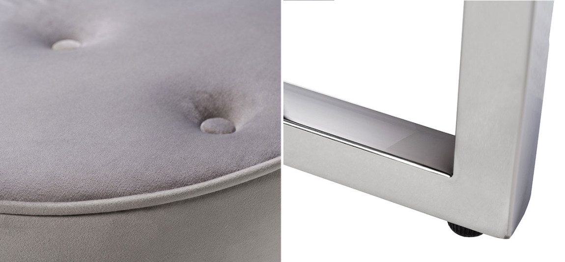 Пуф Cumbres del Achusco chrome