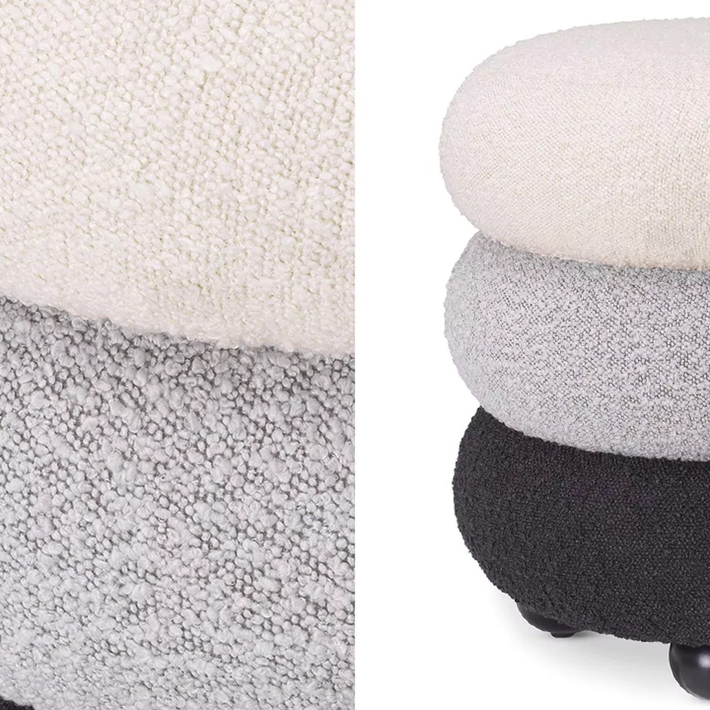Пуф Eichholtz Stool Tulum Boucle