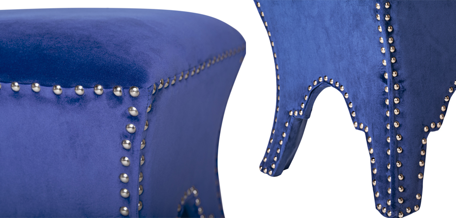 Пуф Pouf Blue Velor